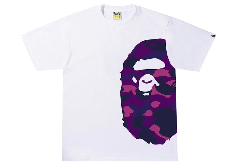 BAPE Color Camo By Bathing Ape Tee White/Purple