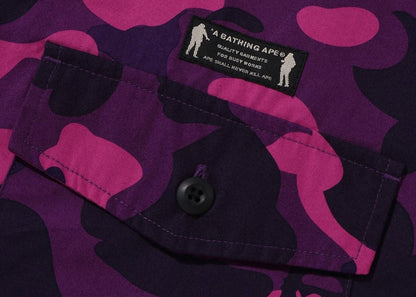 BAPE Color Camo CPO Shirt Purple