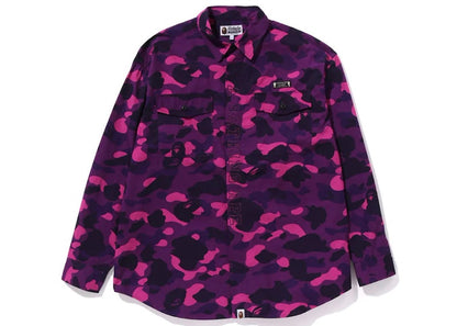 BAPE Color Camo CPO Shirt Purple