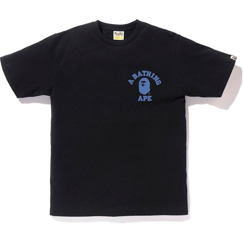 BAPE Color Camo College ATS Tee Black/Blue
