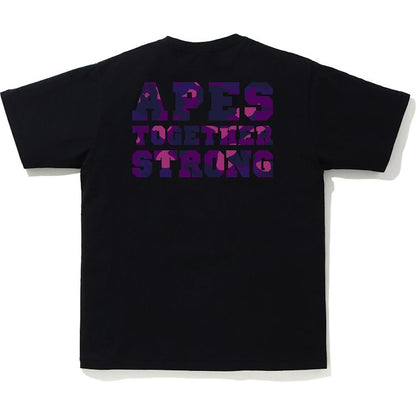 BAPE Color Camo College ATS Tee (FW20) Black/Purple