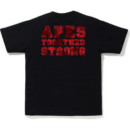 BAPE Color Camo College ATS Tee (FW20) Black/Red