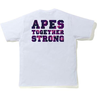 BAPE Color Camo College ATS Tee (FW20) White/Purple