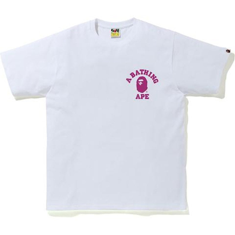 BAPE Color Camo College ATS Tee (FW20) White/Purple