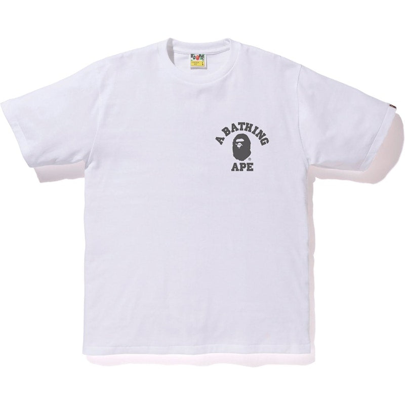 BAPE Color Camo College ATS Tee White/Black