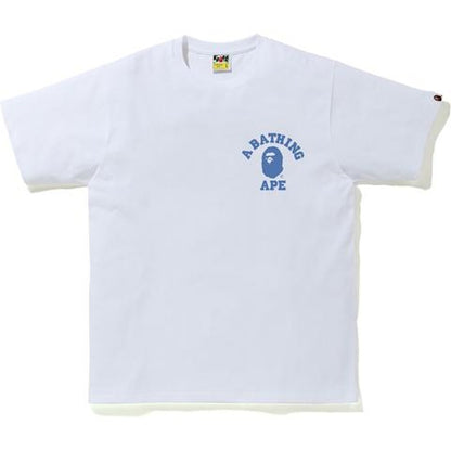 BAPE Color Camo College ATS Tee White/Navy