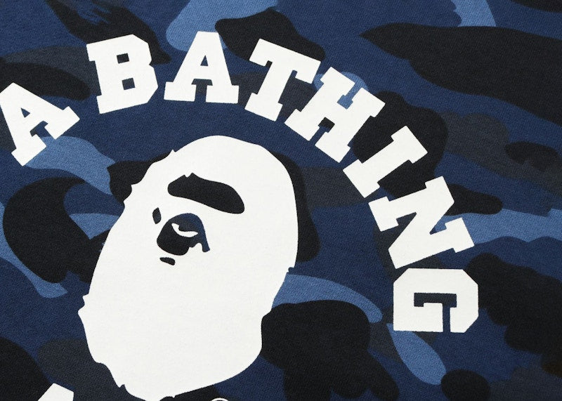 BAPE Color Camo College Crewneck (SS22) Navy