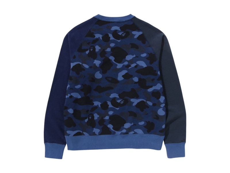 BAPE Color Camo College Crewneck (SS25) Navy