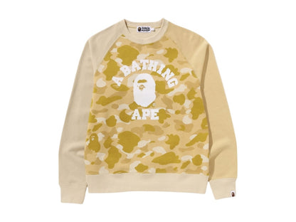 BAPE Color Camo College Crewneck (SS25) Yellow