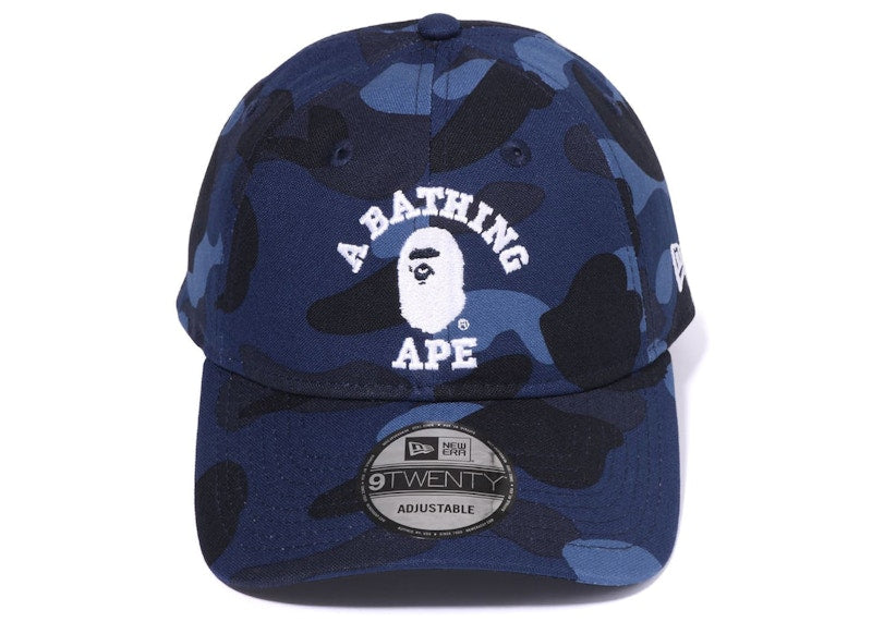 BAPE Color Camo College New Era 9Twenty Cap (FW22) Navy