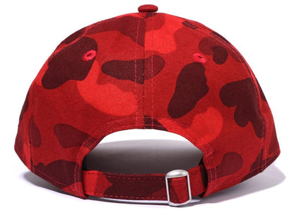 BAPE Color Camo College New Era 9Twenty Cap (FW22) Red