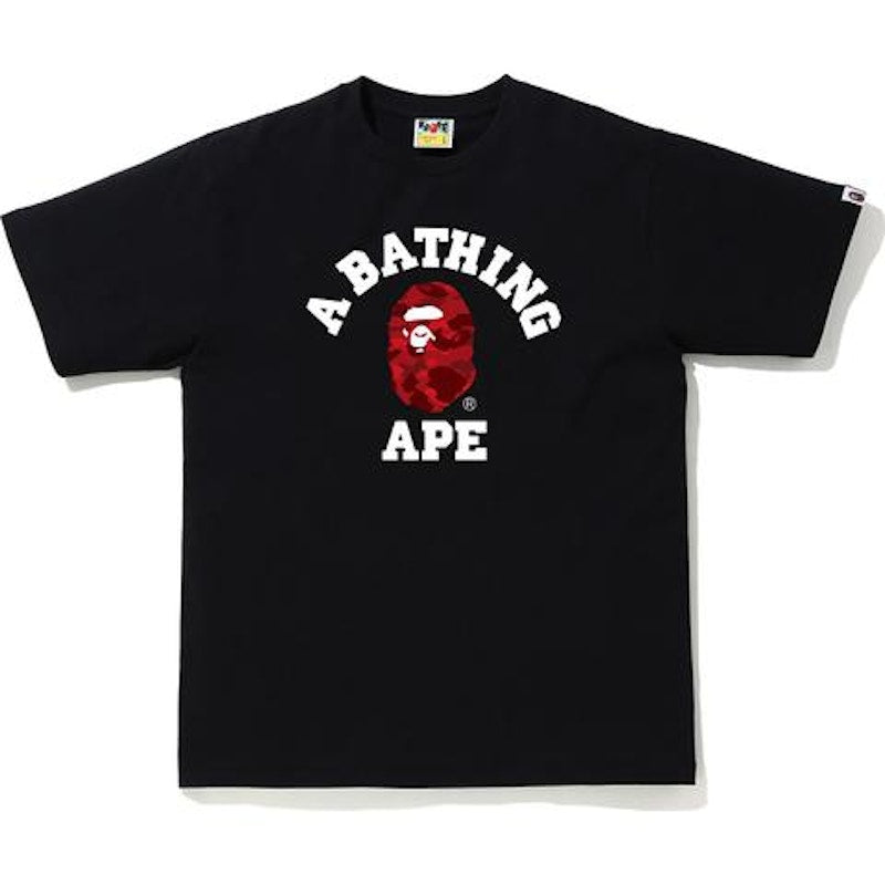 BAPE Color Camo College Tee (FW20) Black/Red