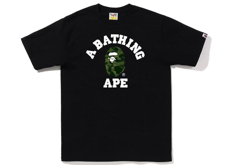 BAPE Color Camo College Tee (FW22) Black Green