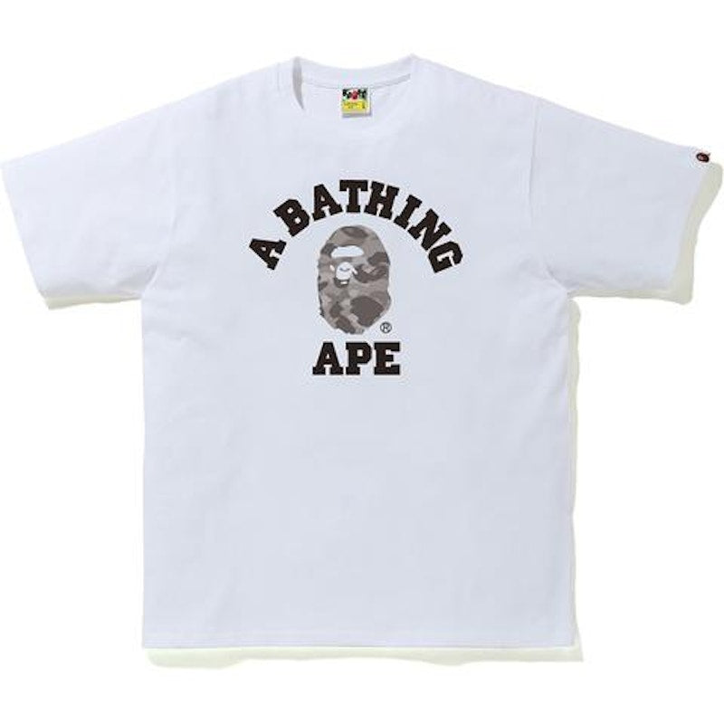BAPE Color Camo College Tee White/Gray