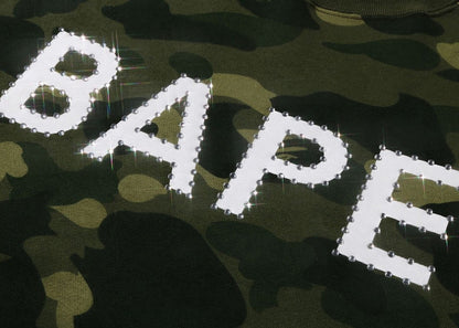 BAPE Color Camo Crystal Stone Relaxed Fit Crewneck Sweatshirt (SS22) Green