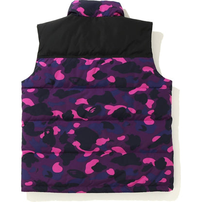 BAPE Color Camo Down Vest (FW19) Purple
