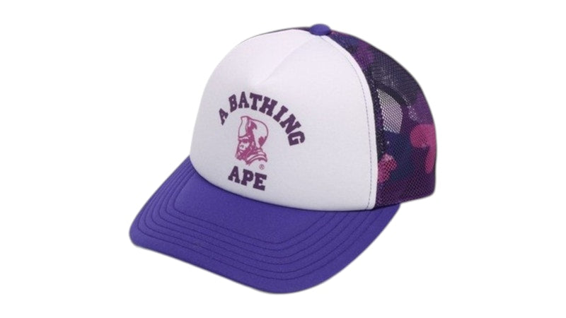 BAPE Color Camo General Mesh Cap Purple