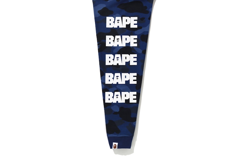 BAPE Color Camo Hunting L/S Tee Navy