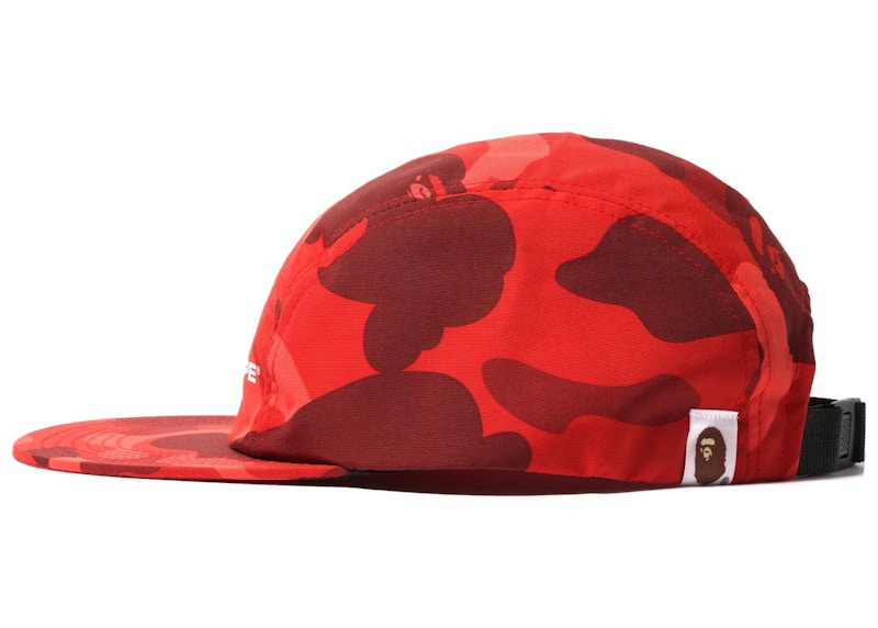 BAPE Color Camo Jet Cap (SS22) Red