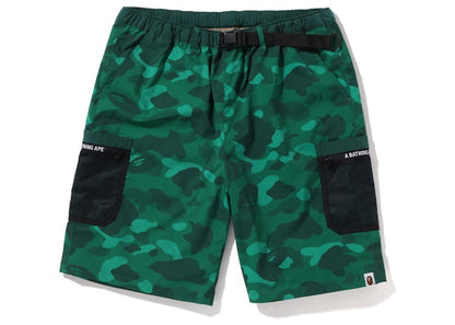 BAPE Color Camo Mesh Pocket Shorts (SS22) Green