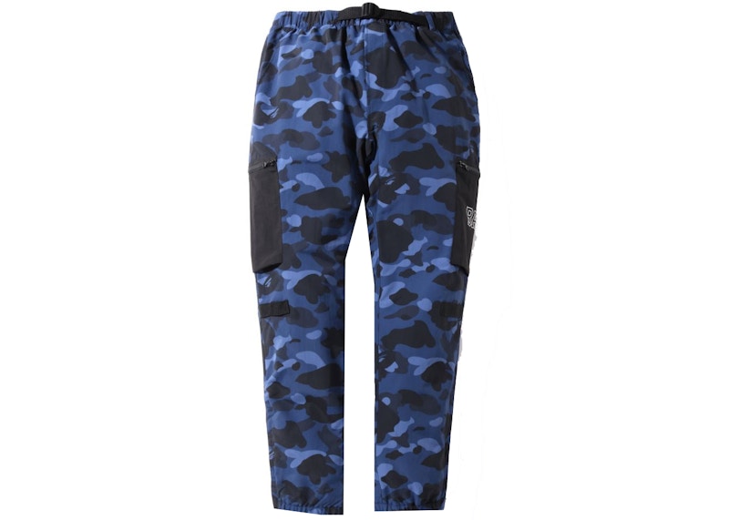 BAPE Color Camo Military Pants Navy
