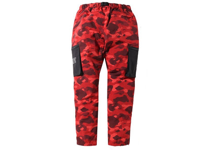 BAPE Color Camo Military Pants Red