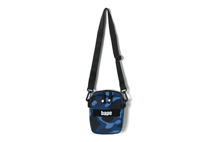 BAPE Color Camo Military Shoulder Bag Blue
