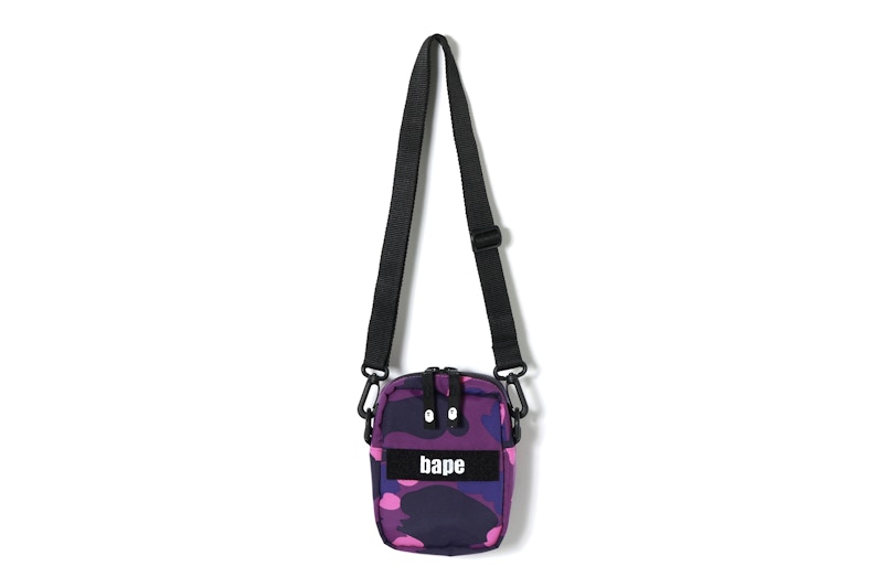 BAPE Color Camo Military Shoulder Bag Purple
