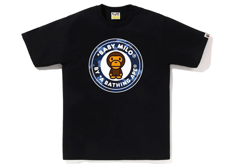 BAPE Color Camo Milo Busy Works Tee Black/Navy