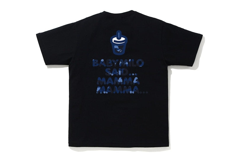 BAPE Color Camo Milo Juice Summer T-shirt Black/Blue