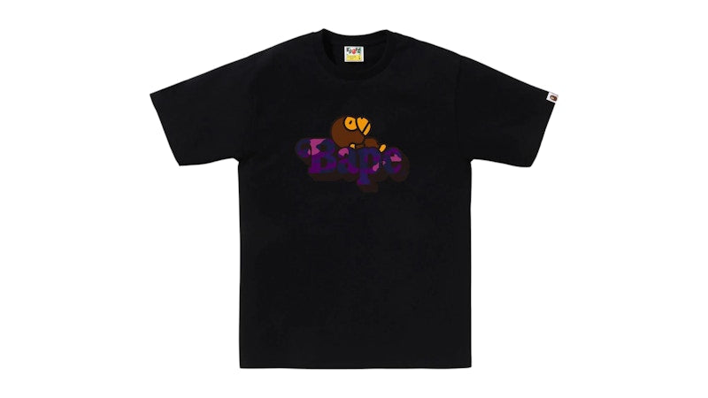 BAPE Color Camo Milo On Tee Black/Purple