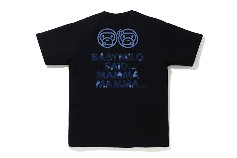 BAPE Color Camo Milo Watermelon Summer T-shirt Black/Blue