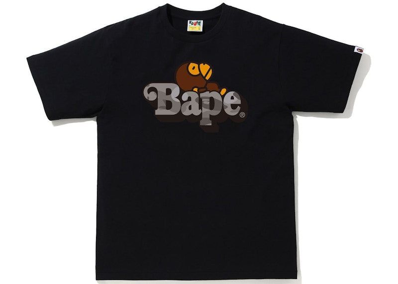 BAPE Color Camo Milo on Bape Tee Black/Gray