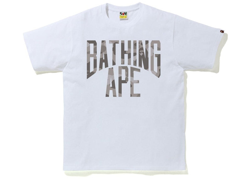 BAPE Color Camo NYC Logo Tee White/Gray