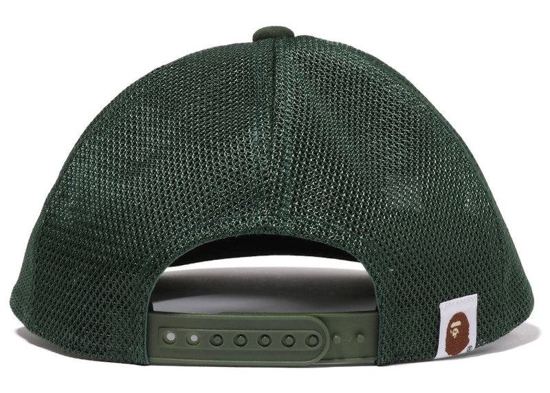 BAPE Color Camo Nyc Logo Mesh Cap (FW22) Green