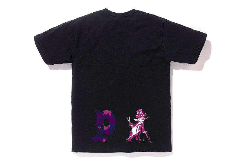 BAPE Color Camo Panda Tee Black/Purple