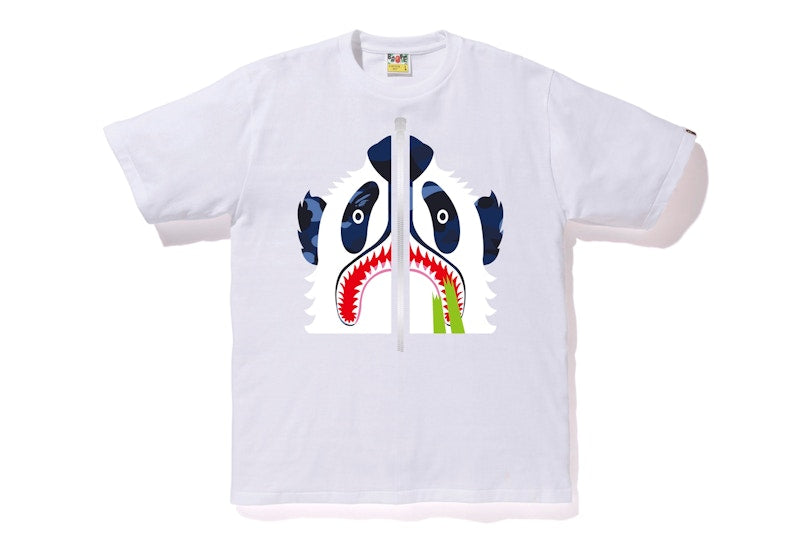 BAPE Color Camo Panda Tee White/Blue
