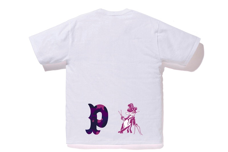 BAPE Color Camo Panda Tee White/Purple
