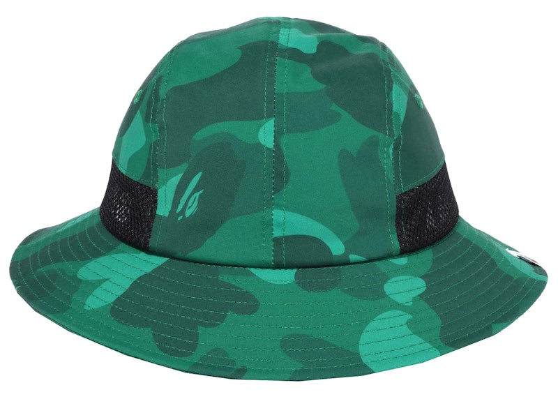 BAPE Color Camo Panel Hat Green