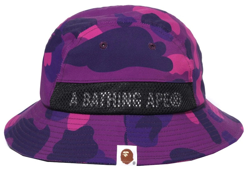 BAPE Color Camo Panel Hat Purple