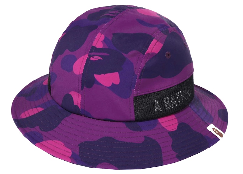 BAPE Color Camo Panel Hat Purple