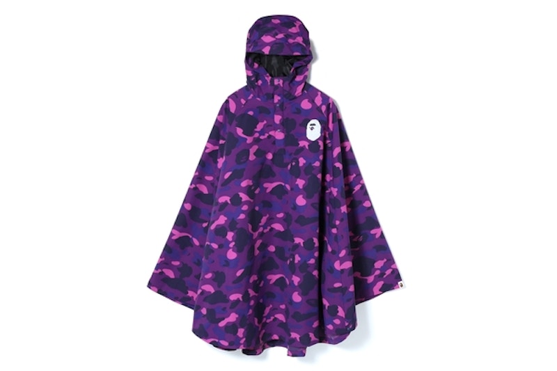BAPE Color Camo Poncho Purple