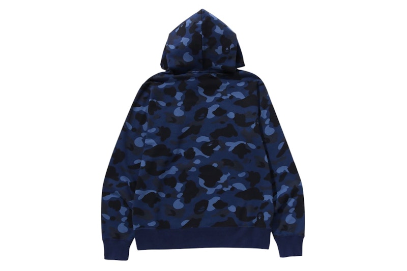 BAPE Color Camo Pullover Hoodie (SS25) Navy