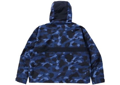 BAPE Color Camo Relaxed Fit Hoodie Jacket Navy