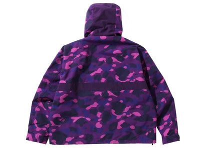 BAPE Color Camo Relaxed Fit Hoodie Jacket Purple