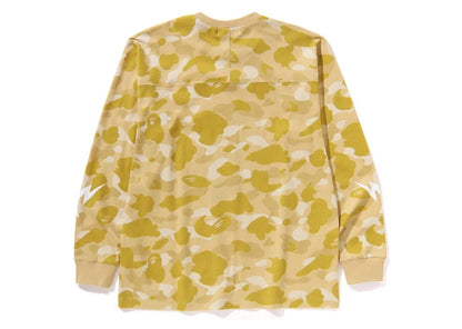 BAPE Color Camo Relaxed Fit L/S Tee Yellow