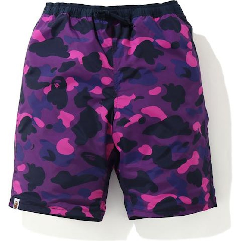 BAPE Color Camo Reversible Shorts (FW20) Navy
