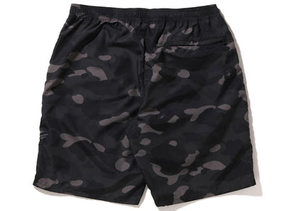 BAPE Color Camo Shark Beach Shorts (SS22) Black