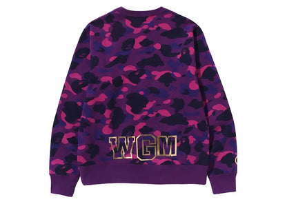 BAPE Color Camo Shark Crewneck (SS24) Purple