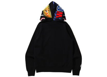 BAPE Color Camo Shark Full Zip Hoodie (SS22) Black